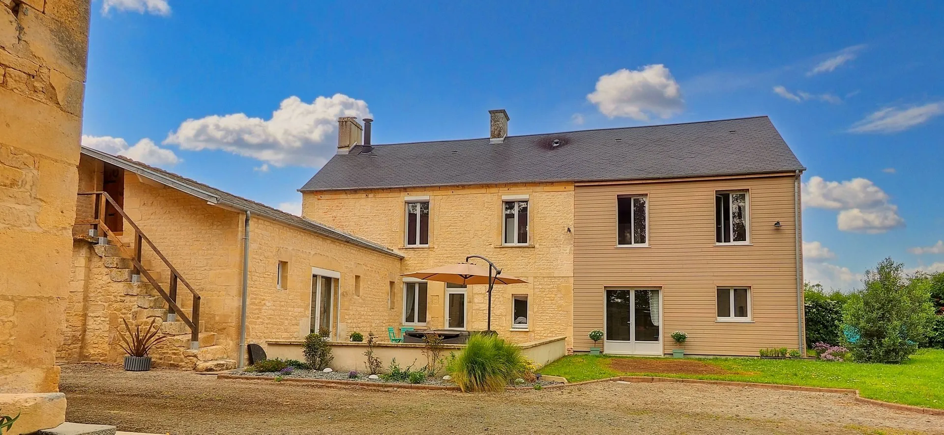 Maison Bayeux vue du jardin